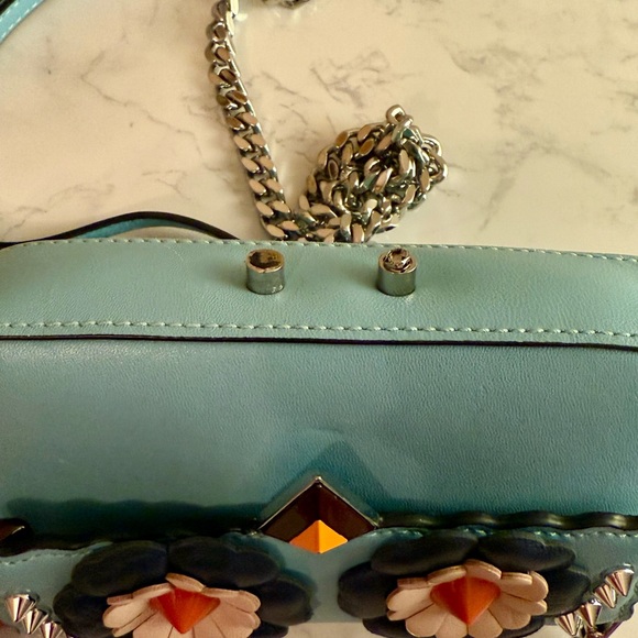 Authentic Fendi Hypnoteyes Micro Baguette in blue - Picture 7 of 9